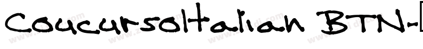 Coucursoltalian BTN字体转换